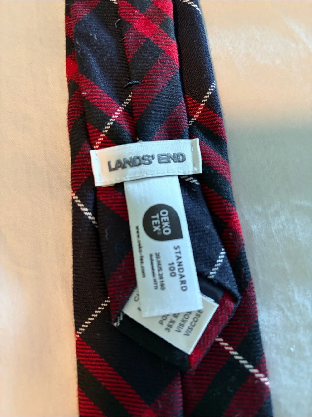 Lands' End School Uniform Pre Tied Tie (2 ties)
